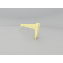 Zabezpieczenie do łóżka sosnowe 108cm